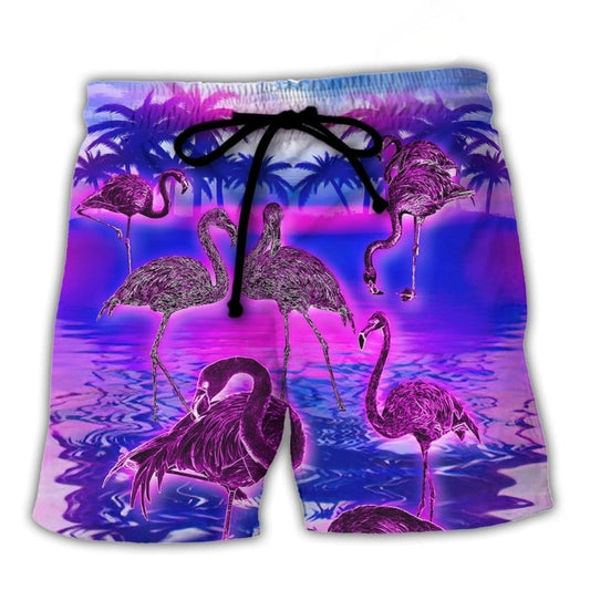 Be A Flamingo Inspirational Art – Beach Short