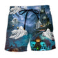 Halloween Say Boo And Scare On - Beach Short