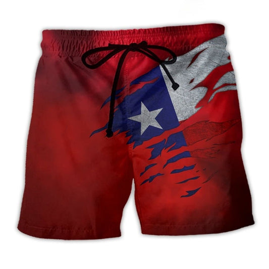 Texas Peace Life Star State Art – Beach Short
