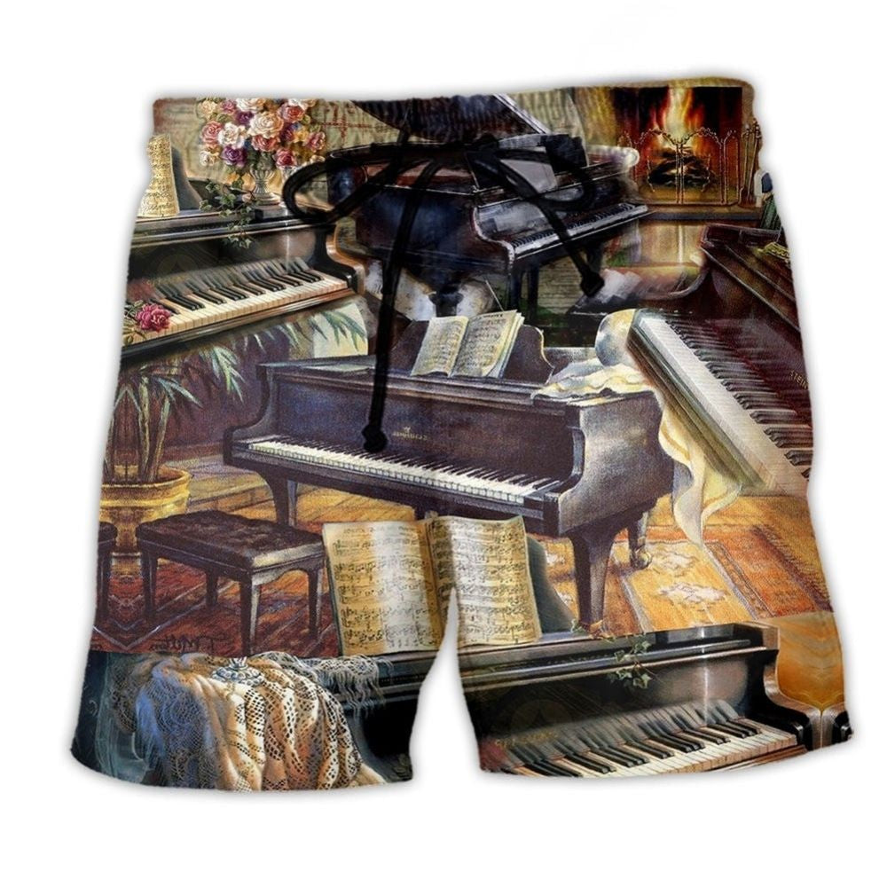 Pianist Music Lover Always – Beach Short