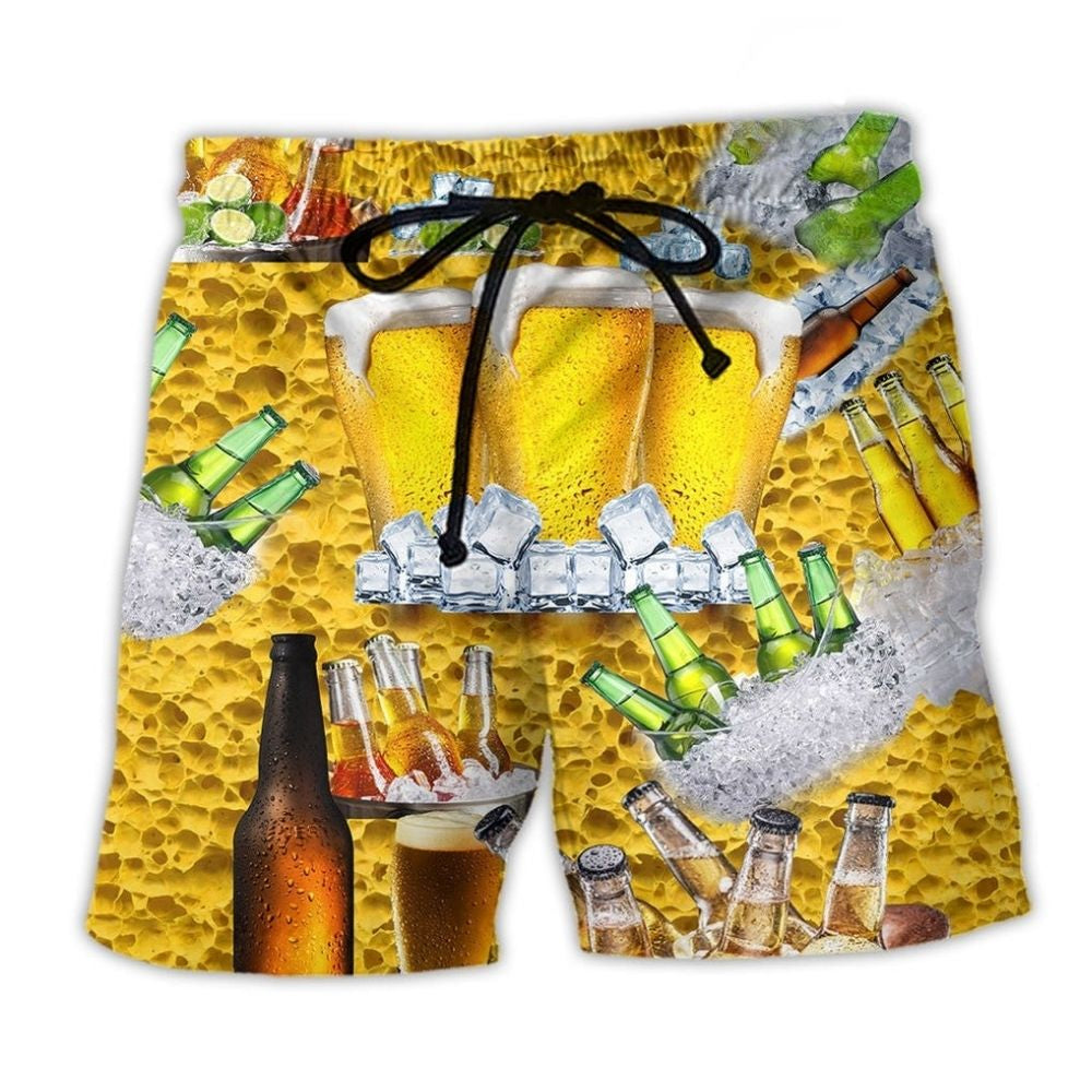 Beer Brewtiful Humor Style - Beach Short