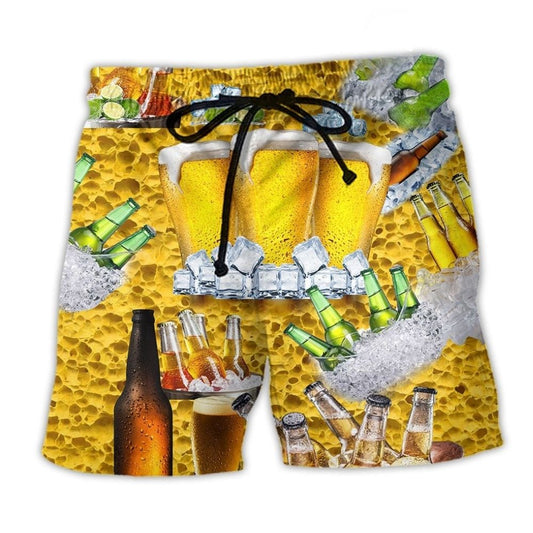 Beer Brewtiful Humor Style - Beach Short