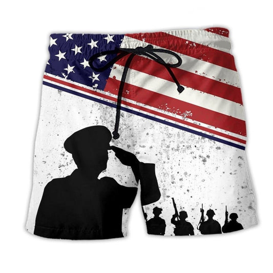 Dad Grandpa Veteran Pride – Beach Short
