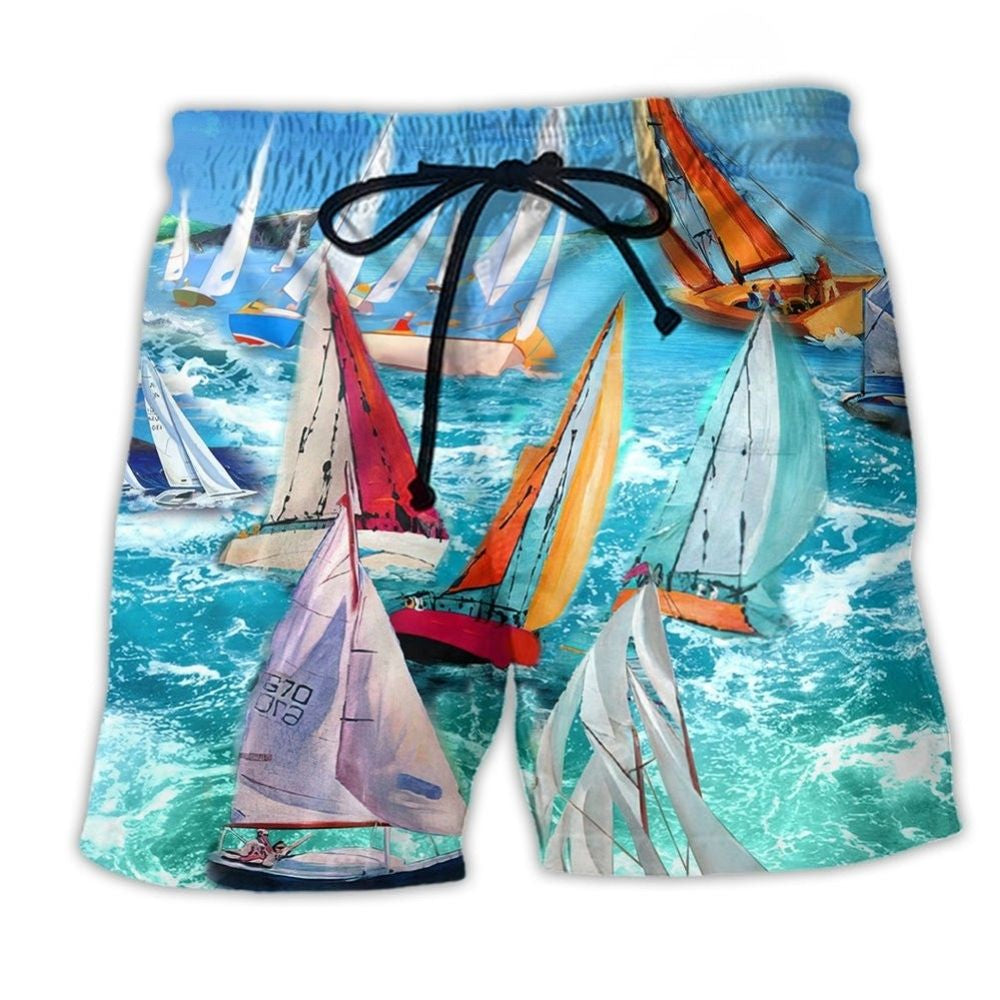Sail Raise The Sails Wind Style – Beach Short