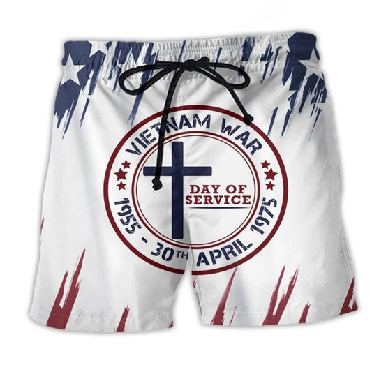 Vietnam Veteran Honor Tribute Style – Beach Short