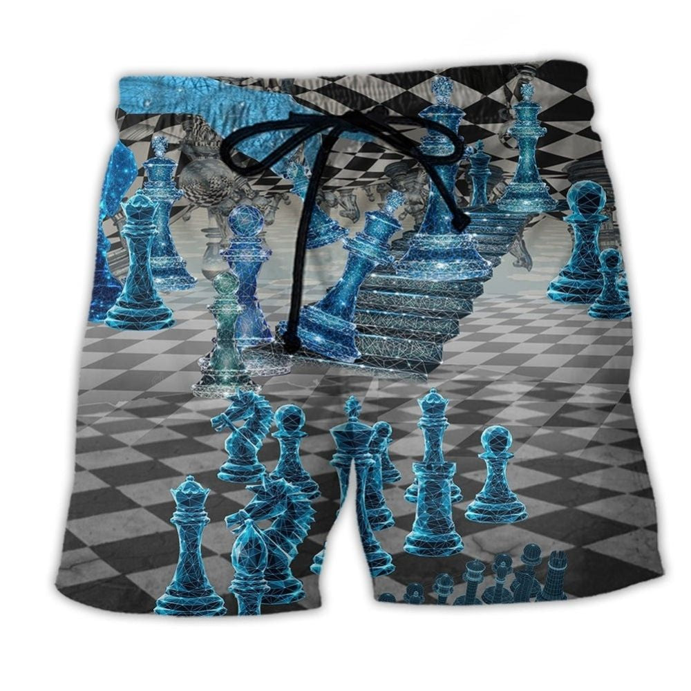 Chess Game Inspired Strategy – Beach Short