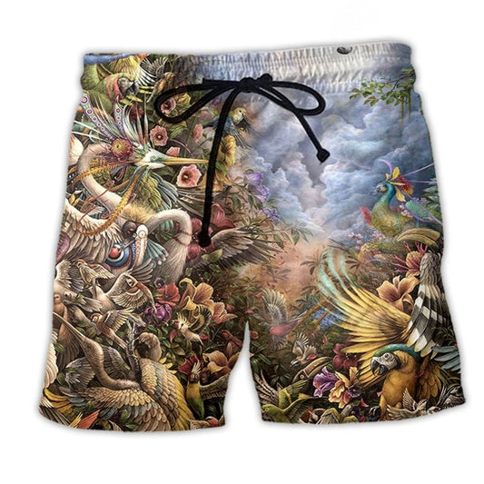 Bird Heaven Life Art – Beach Short