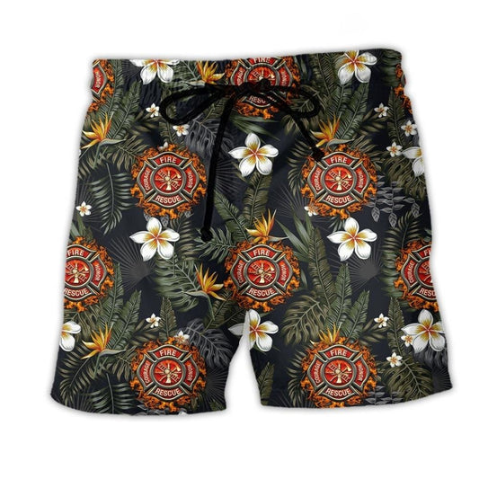 Firefighter Flower Inspired – Beach Short