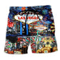 Las Vegas Welcome Mix Style – Beach Short