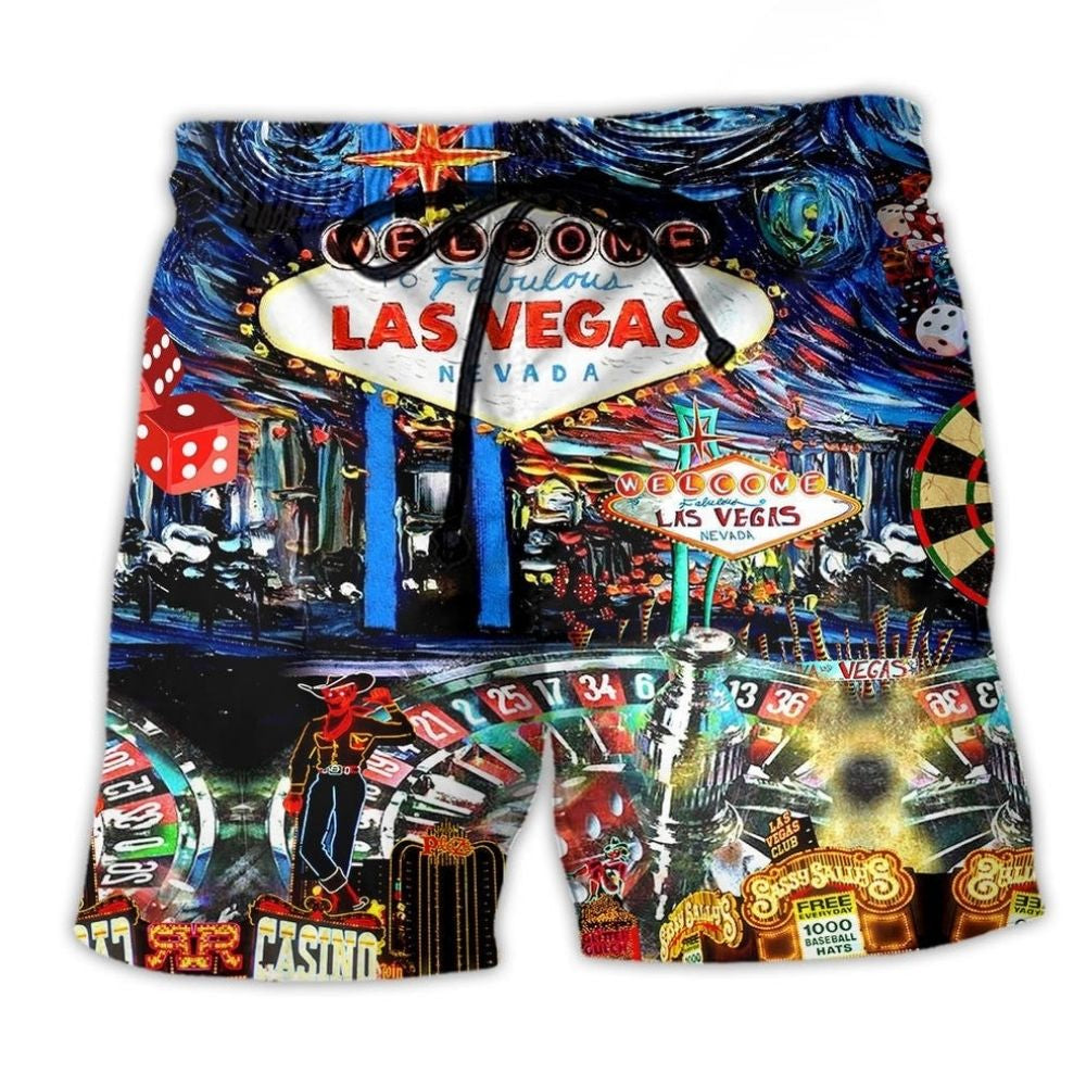 Las Vegas Welcome Mix Style – Beach Short