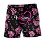 Breast Cancer Warrior Art – Beach Short