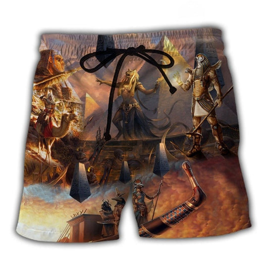 Ancient Egypt Spiritual Art – Beach Short