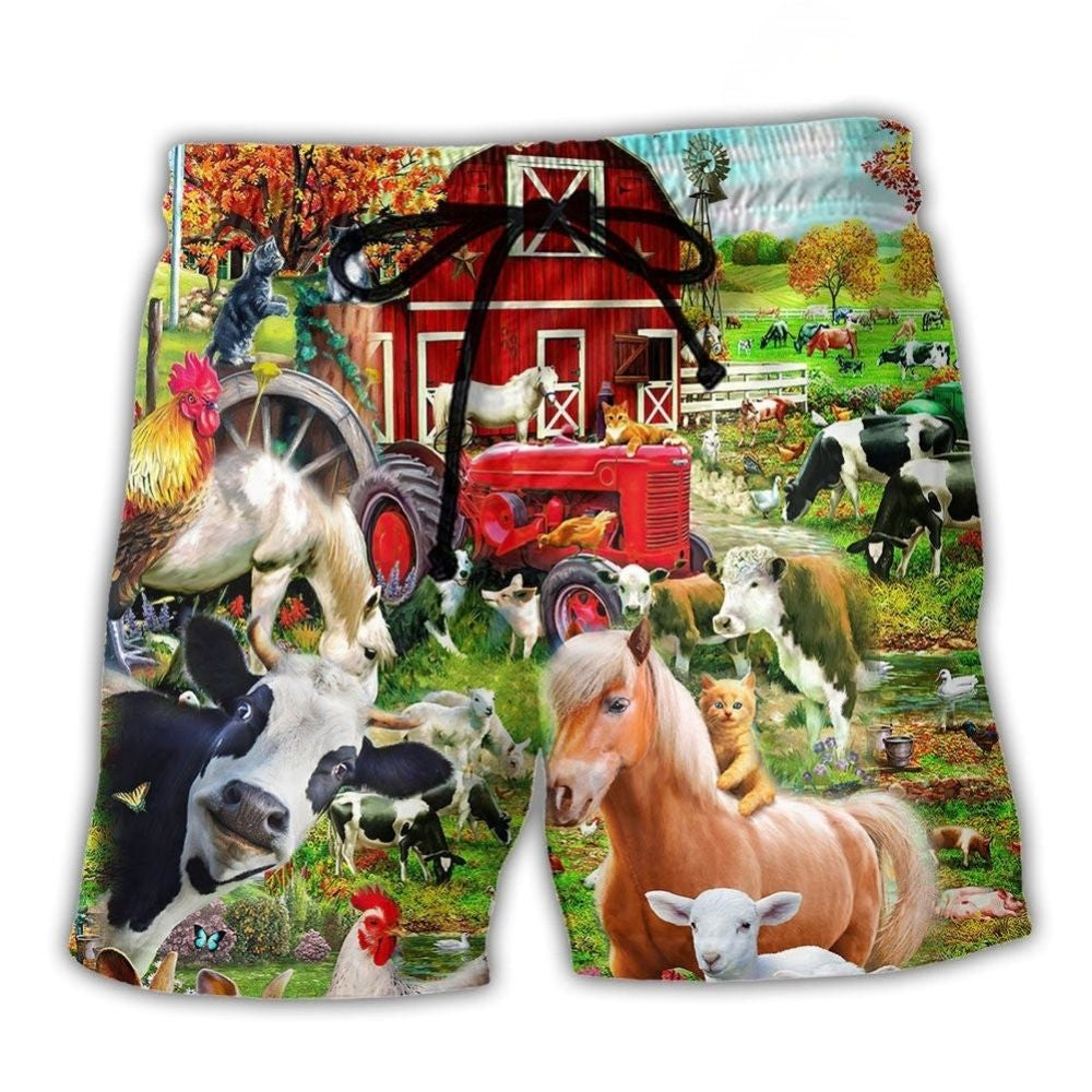 Peaceful Farm Life – Beach Short