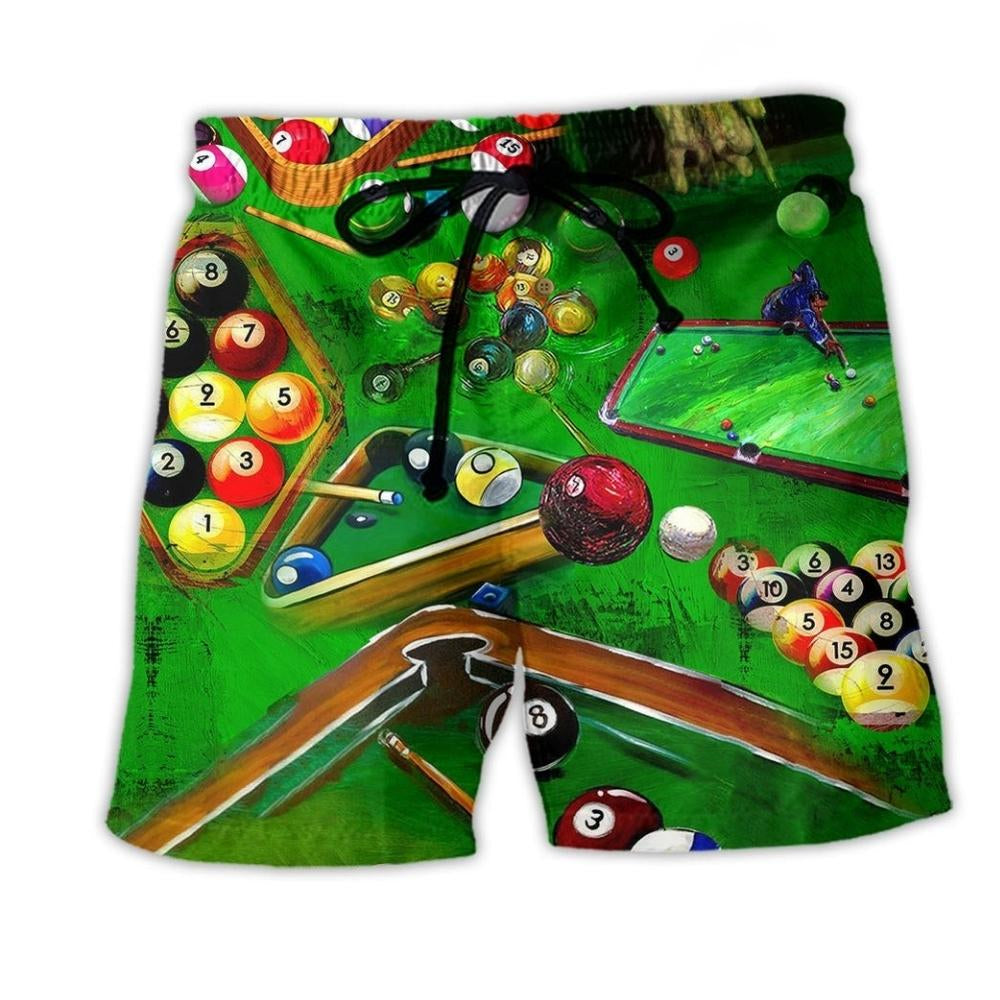 Billiard Life Love Green – Beach Short