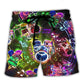 Drums Music Lifestyle Art – Beach Short