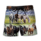 Running Horse Dynamic Painting – Beach Short