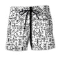 Viking Victory Black And White Art – Beach Short