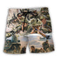 Veteran Brotherhood War Painting Art – Beach Short