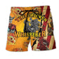 Farm Skull Chicken Fire Style - Beach Short