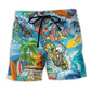 Hippie Live To Surf Life - Beach Short