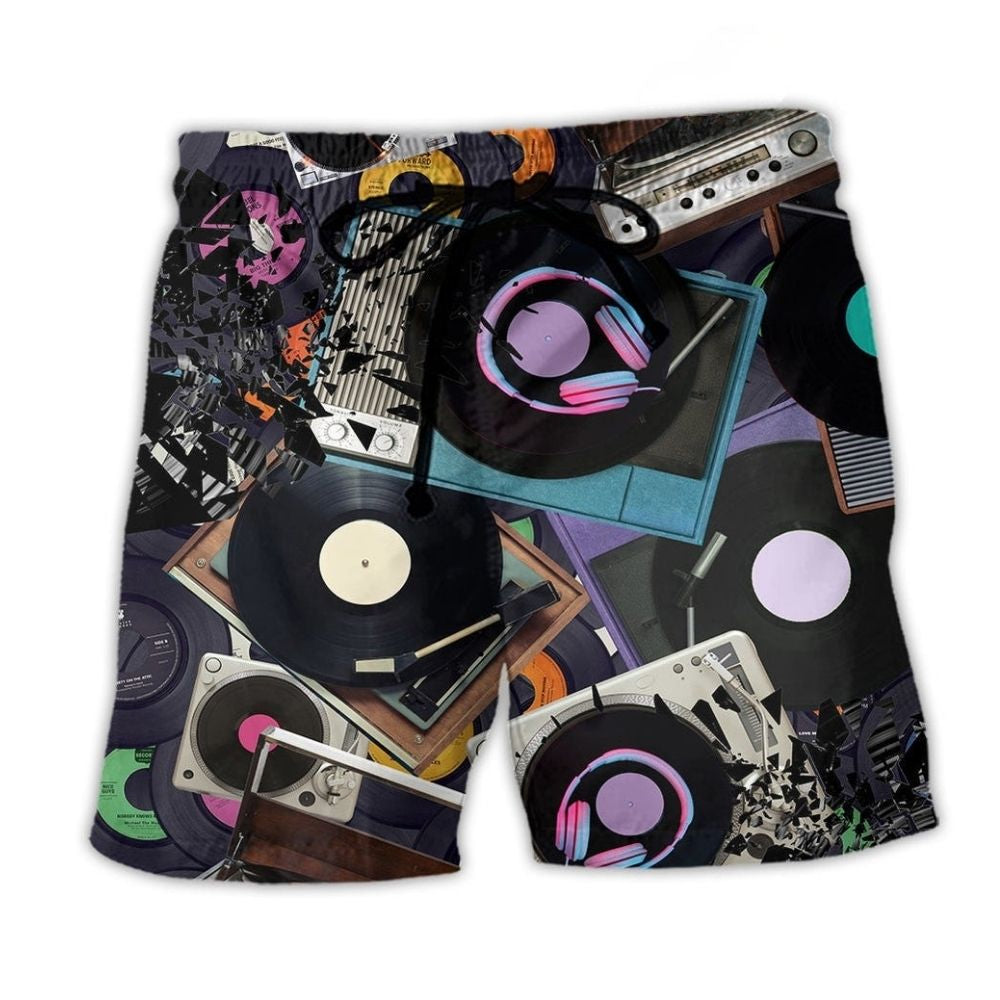 Melody Record Player Retro – Beach Short