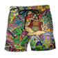 Hippie Freedom Smoke Free Life – Beach Short