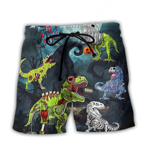 Zombie Saurus Halloween – Beach Short