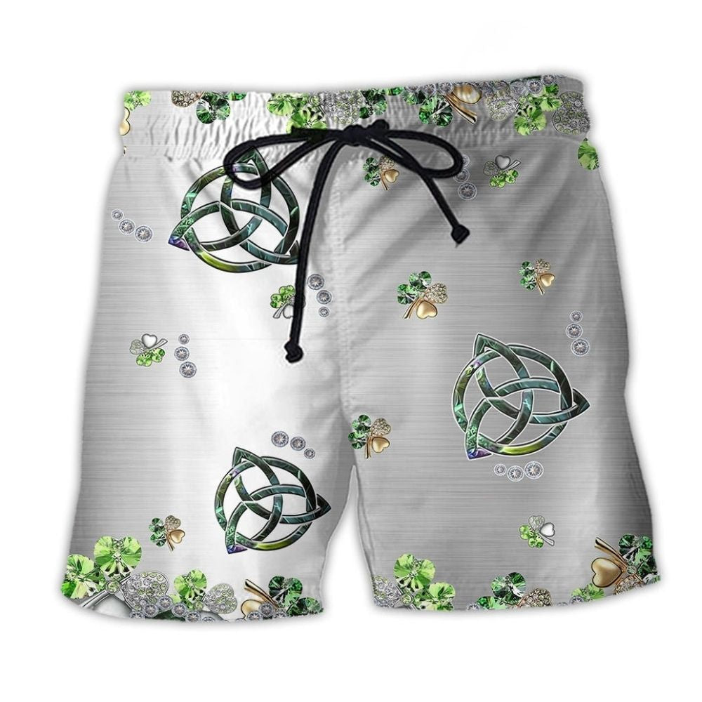 Irish Metal Clover Style – Beach Short
