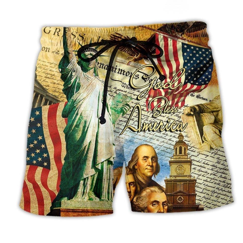 We The People Colorful Patriot – Beach Short