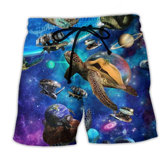 Eco Turtle Loves Planet Style – Beach Short