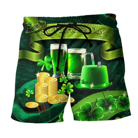 Irish Saint Patrick Green - Beach Short