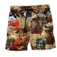 Cat Pirate Cool Story Style – Beach Short