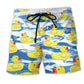 Funny Duck Cute Character Art – Beach Short