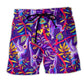 Purple Monkey Art – Beach Short