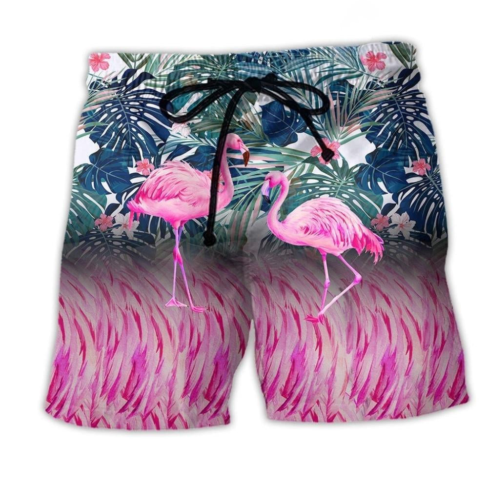 Pink Flamingo Lover - Beach Short