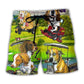 Golf Dog Driving Cart Funny – Beach Short