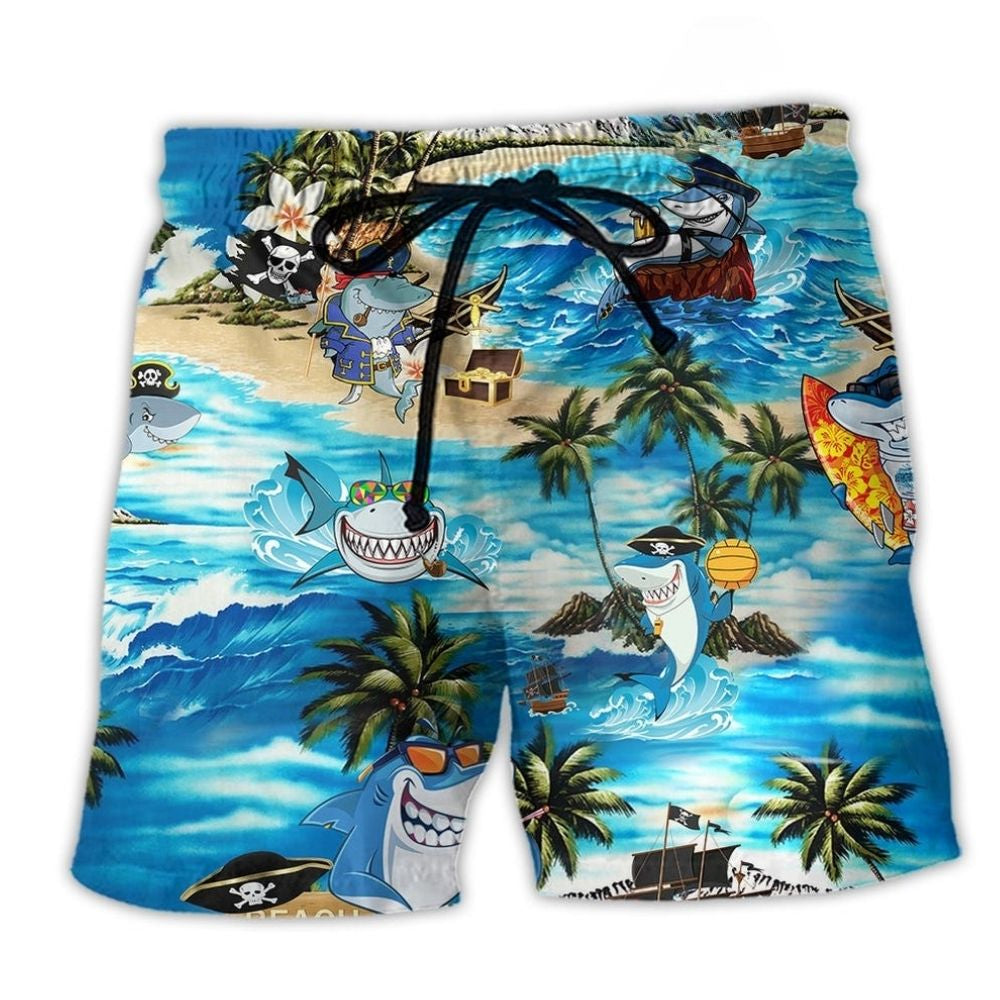 Pirate Shark Beach Bar Ocean Style – Beach Short