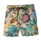 Turtle Ocean Vintage – Beach Short