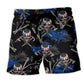 Viking Victory Skull Warrior Style – Beach Short
