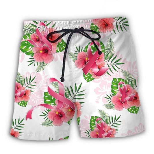 Breast Cancer Hope Life Floral – Beach Short