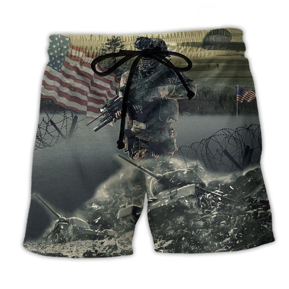 Veteran Brave Steps – Beach Short