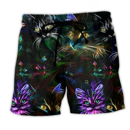 Cat Hair Don’t Care Fun Style – Beach Short