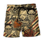 Viking Skull Warrior Life Art – Beach Short