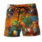 Parrot Stand Out From The Flock Art – Beach Short