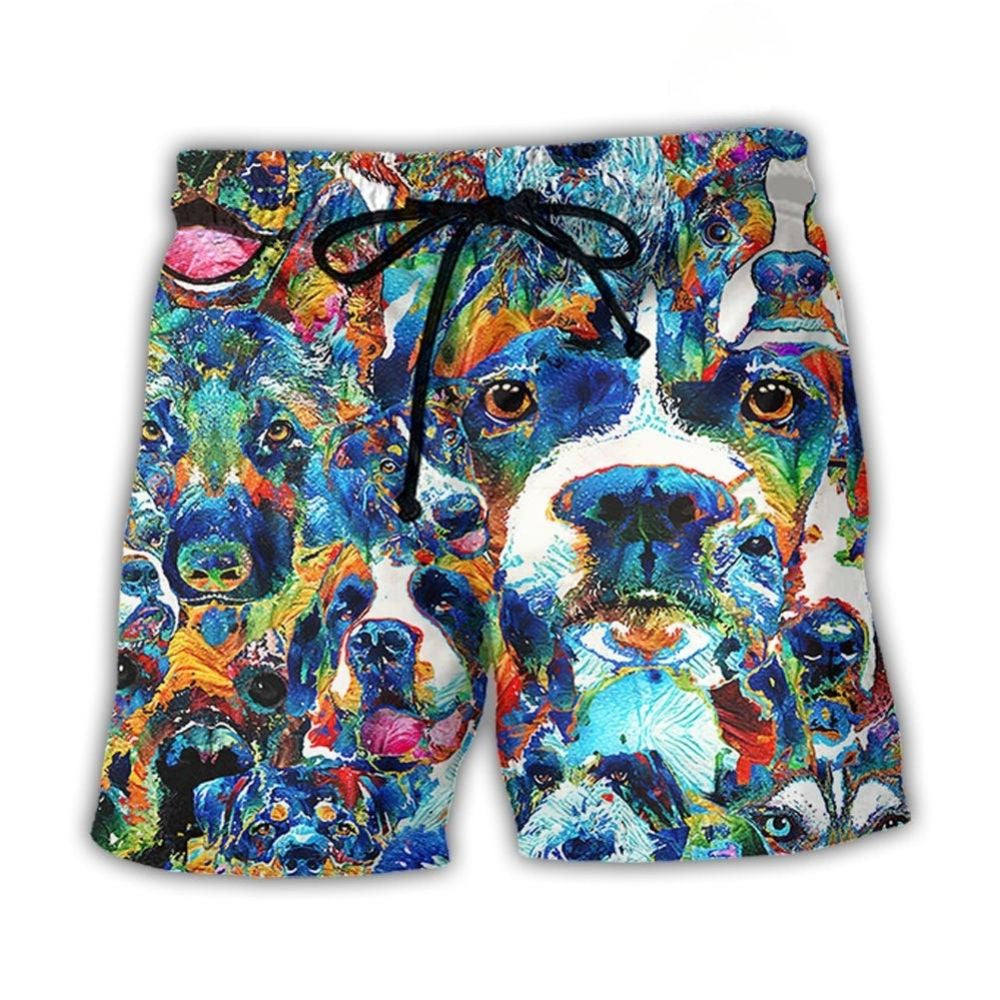 Dog Lover Delight Art – Beach Short