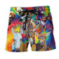 Donkey Colorful Smile – Beach Short