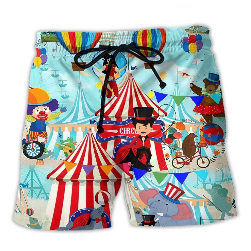 Circus Colorful Love Life – Beach Short
