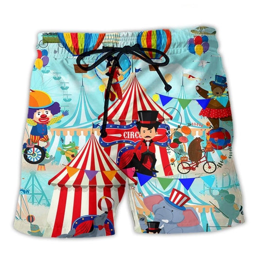 Circus Colorful Love Life – Beach Short