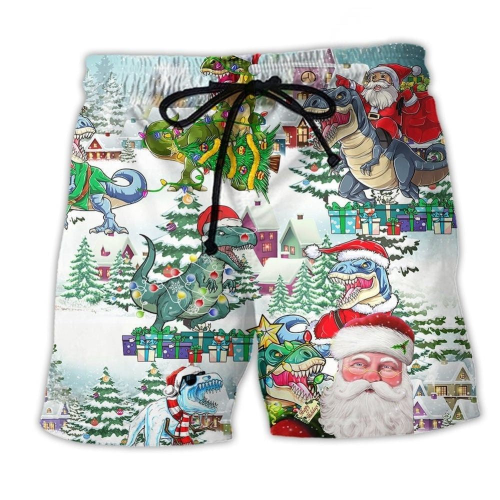 Christmas Roarsome Holiday Fun – Beach Short