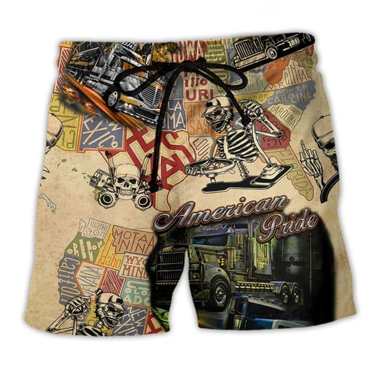 American Pride Truck Cool – Beach Short